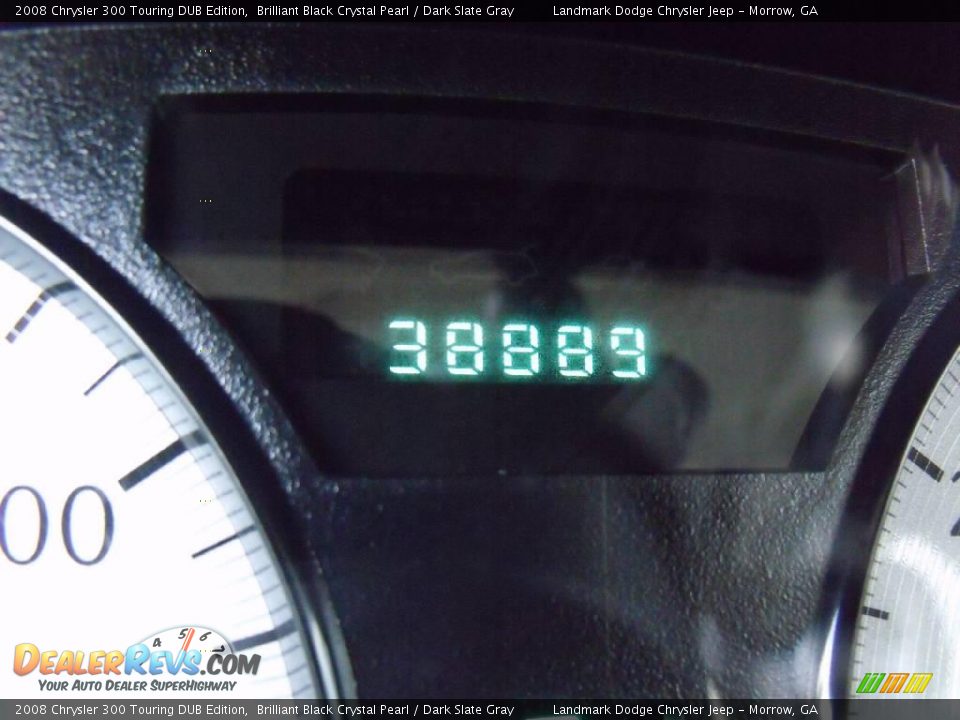 2008 Chrysler 300 Touring DUB Edition Brilliant Black Crystal Pearl / Dark Slate Gray Photo #29