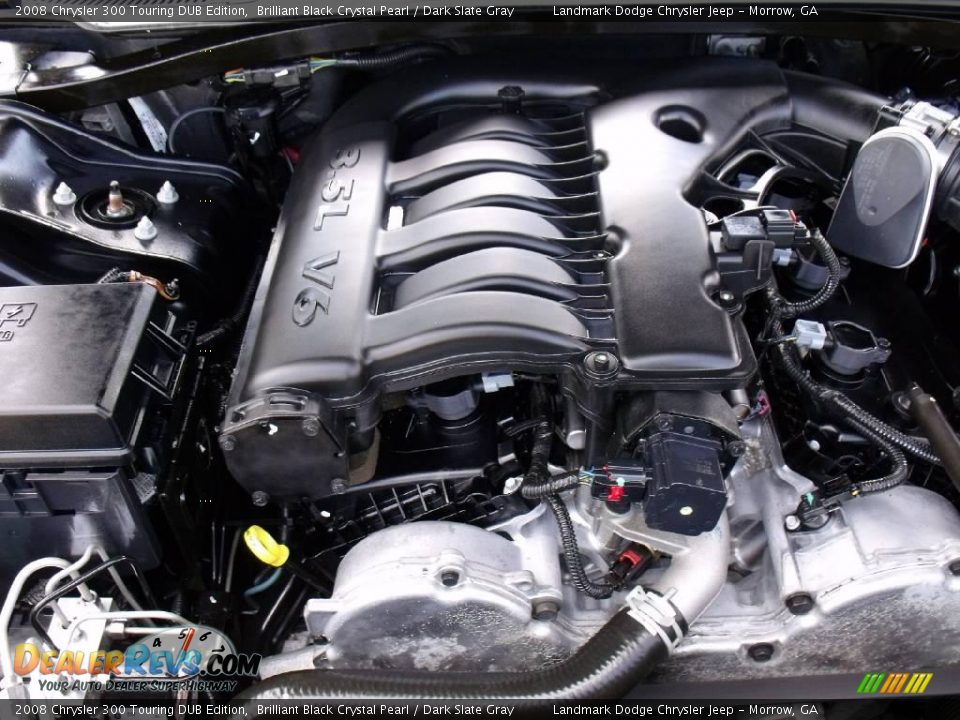 2008 Chrysler 300 Touring DUB Edition Brilliant Black Crystal Pearl / Dark Slate Gray Photo #30