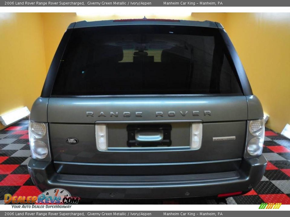 2006 Land Rover Range Rover Supercharged Giverny Green Metallic / Ivory/Aspen Photo #5