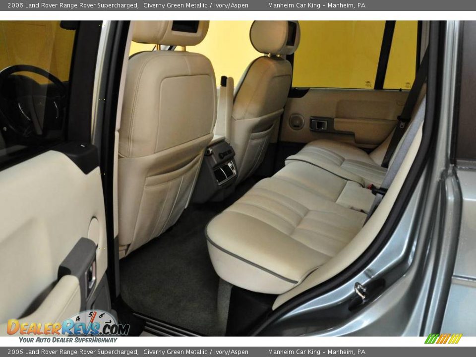 2006 Land Rover Range Rover Supercharged Giverny Green Metallic / Ivory/Aspen Photo #10