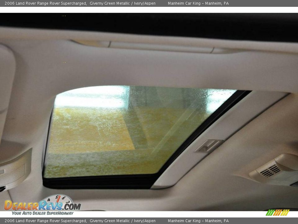 2006 Land Rover Range Rover Supercharged Giverny Green Metallic / Ivory/Aspen Photo #13