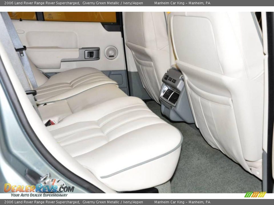 2006 Land Rover Range Rover Supercharged Giverny Green Metallic / Ivory/Aspen Photo #15