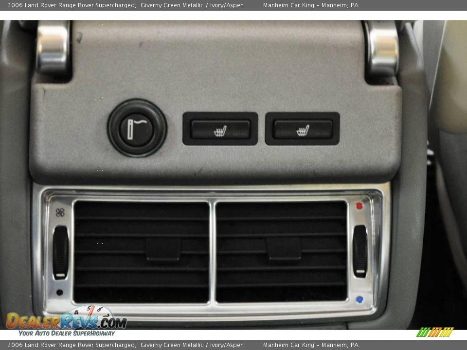 2006 Land Rover Range Rover Supercharged Giverny Green Metallic / Ivory/Aspen Photo #17