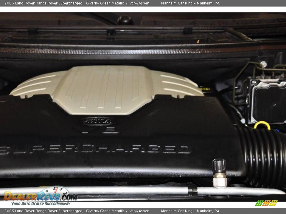 2006 Land Rover Range Rover Supercharged Giverny Green Metallic / Ivory/Aspen Photo #22