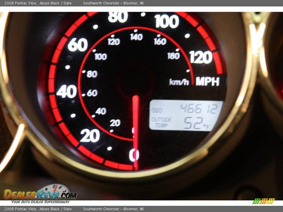 2008 Pontiac Vibe Abyss Black / Slate Photo #7