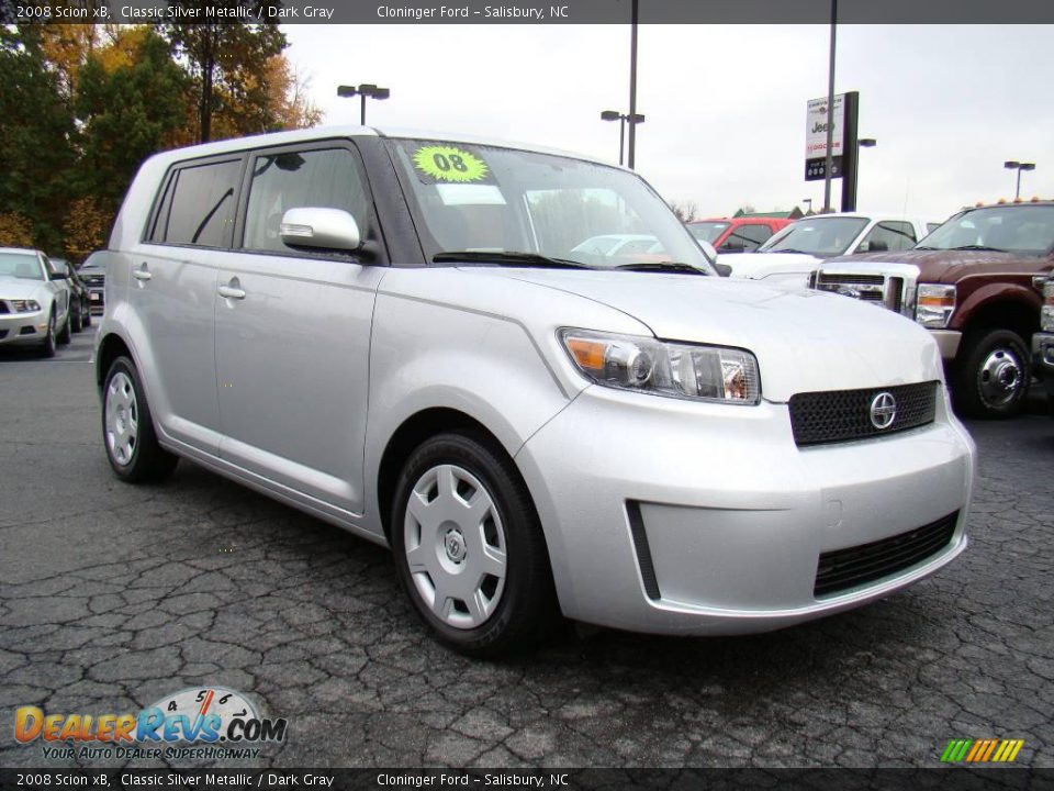 2008 Scion xB Classic Silver Metallic / Dark Gray Photo #1