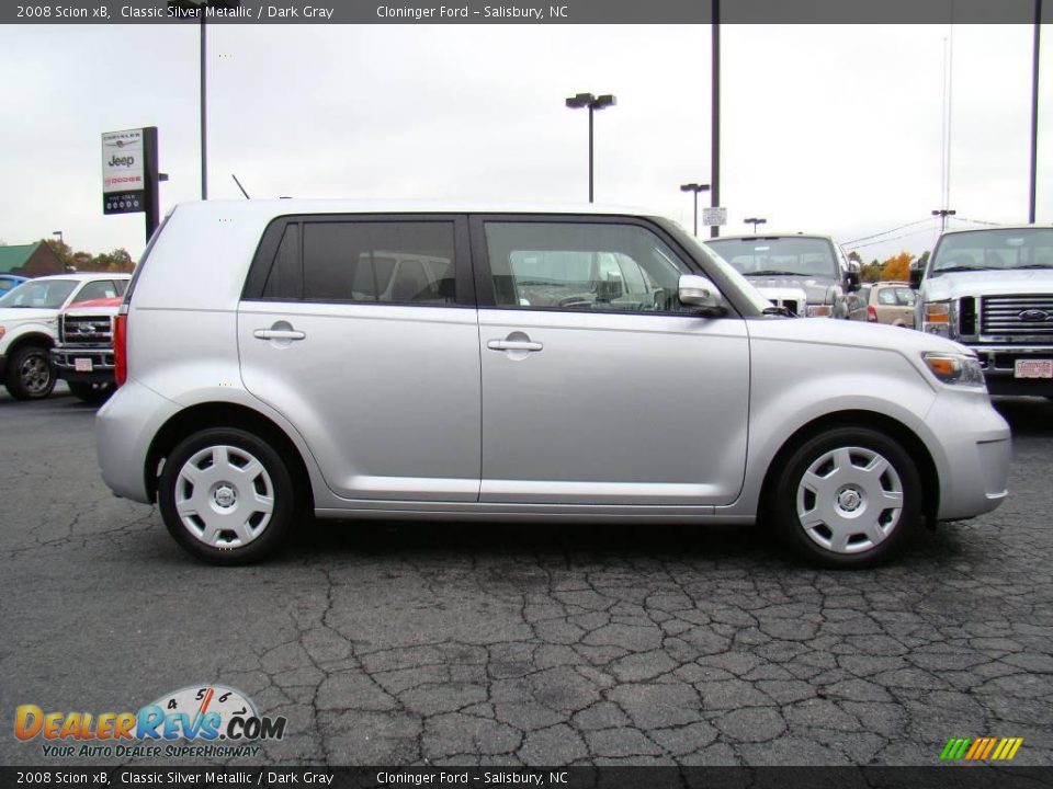 2008 Scion xB Classic Silver Metallic / Dark Gray Photo #2