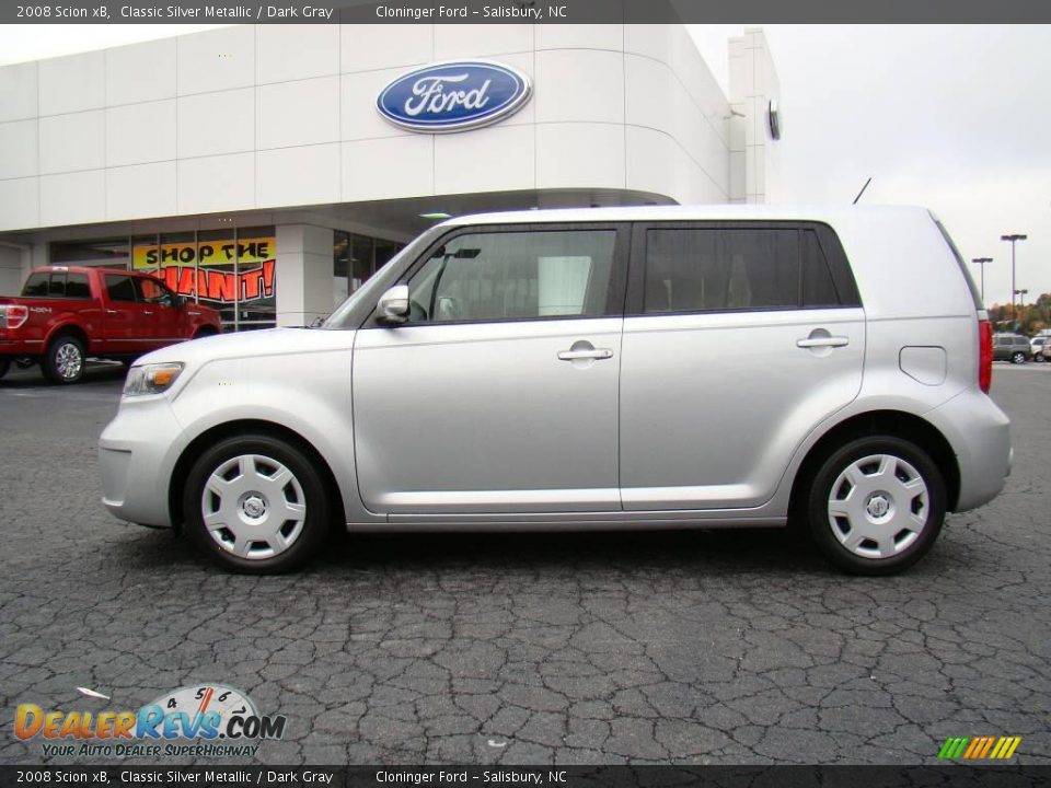 2008 Scion xB Classic Silver Metallic / Dark Gray Photo #5