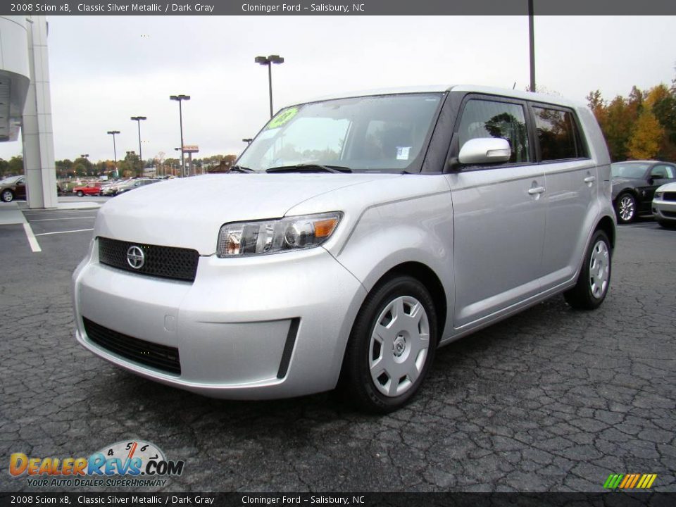 2008 Scion xB Classic Silver Metallic / Dark Gray Photo #6