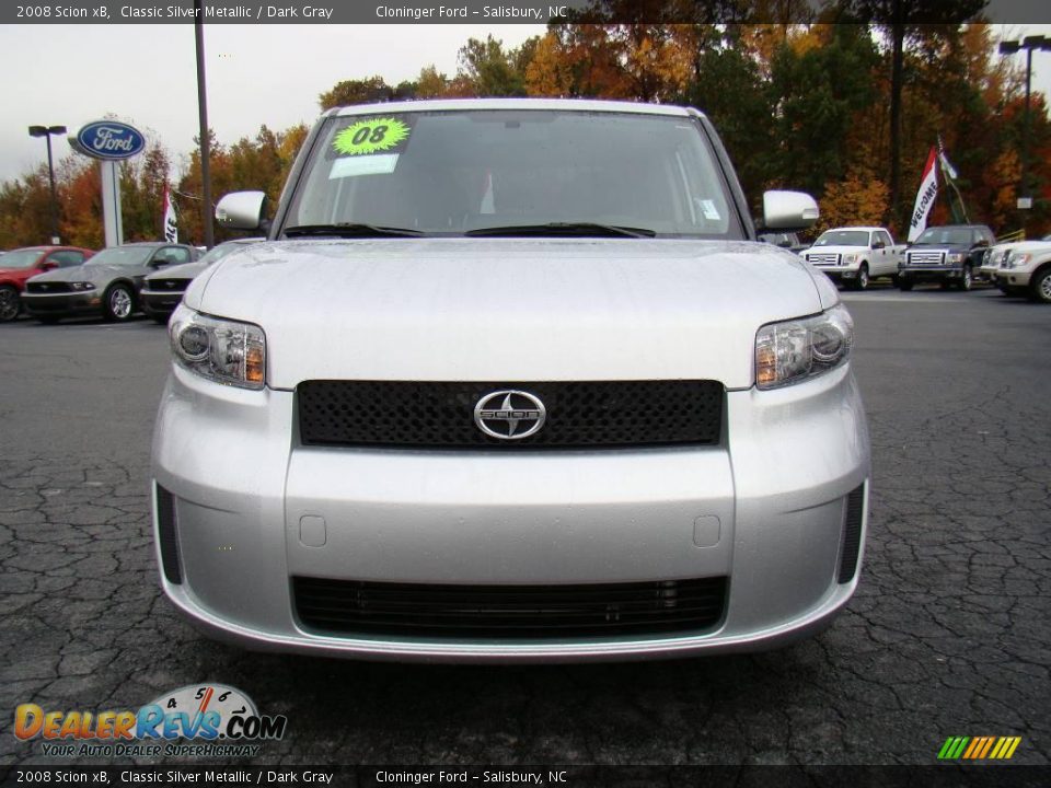 2008 Scion xB Classic Silver Metallic / Dark Gray Photo #7