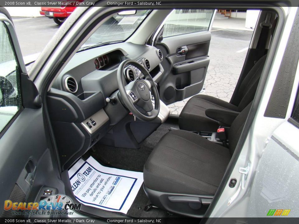 2008 Scion xB Classic Silver Metallic / Dark Gray Photo #8
