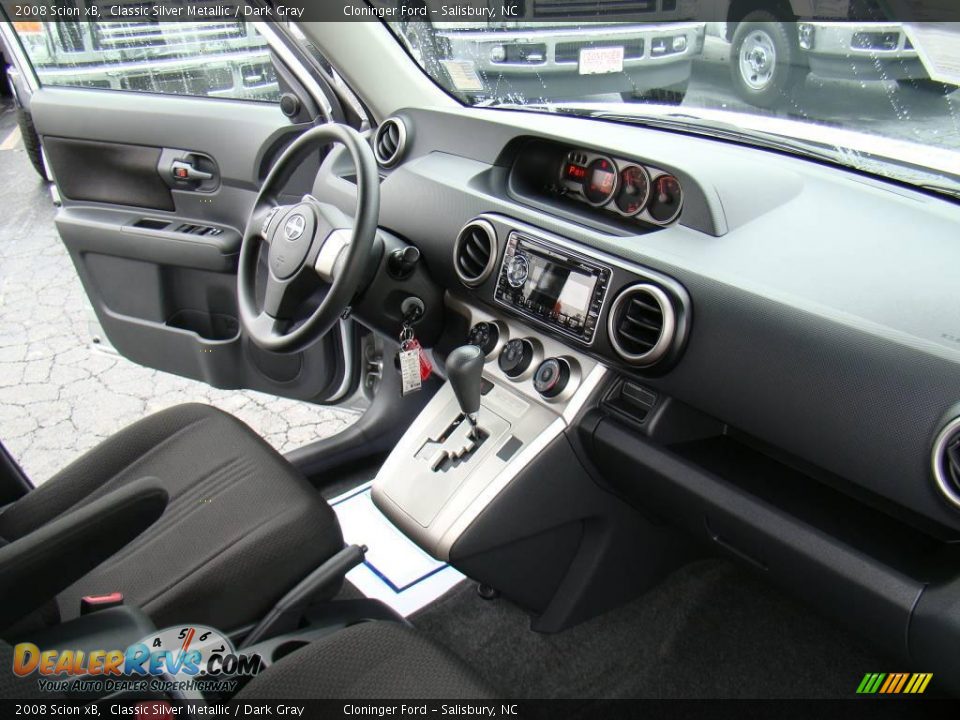 2008 Scion xB Classic Silver Metallic / Dark Gray Photo #13