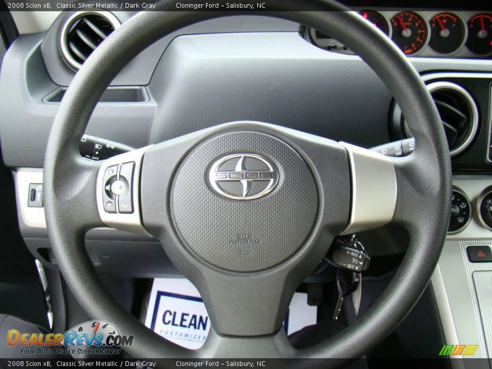 2008 Scion xB Classic Silver Metallic / Dark Gray Photo #17