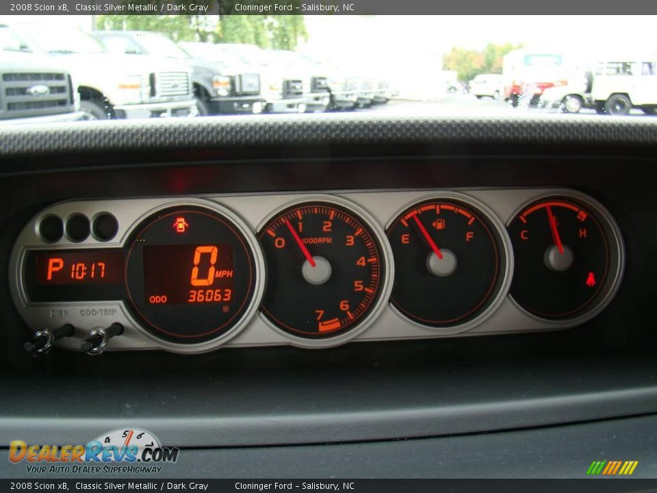 2008 Scion xB Classic Silver Metallic / Dark Gray Photo #18