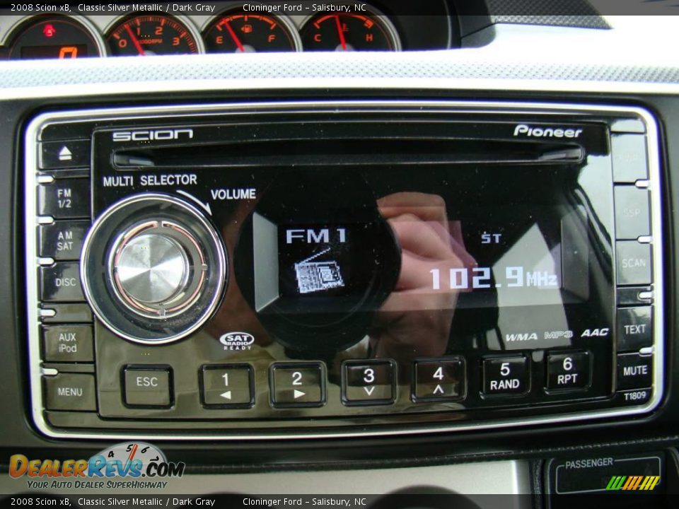 2008 Scion xB Classic Silver Metallic / Dark Gray Photo #19