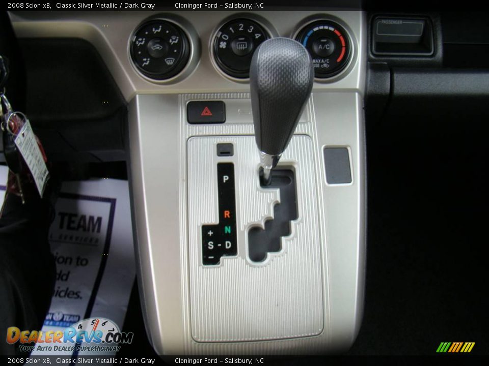 2008 Scion xB Classic Silver Metallic / Dark Gray Photo #21