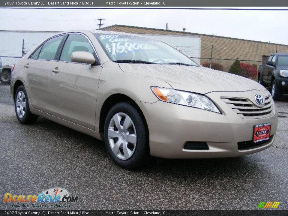 2007 Toyota Camry LE Desert Sand Mica / Bisque Photo #1
