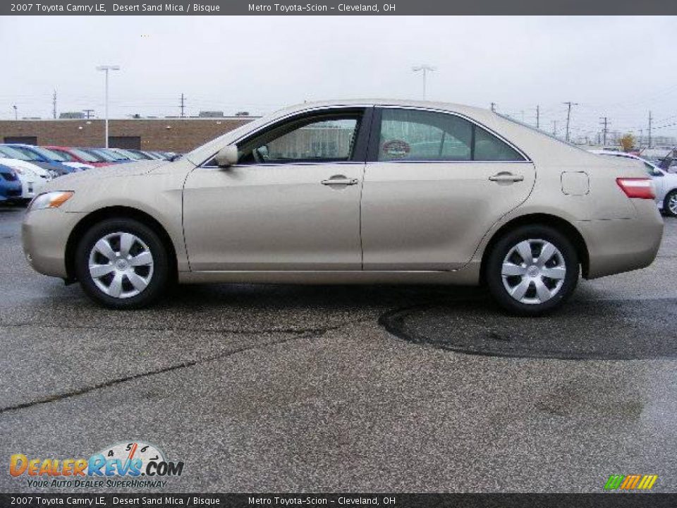2007 Toyota Camry LE Desert Sand Mica / Bisque Photo #6