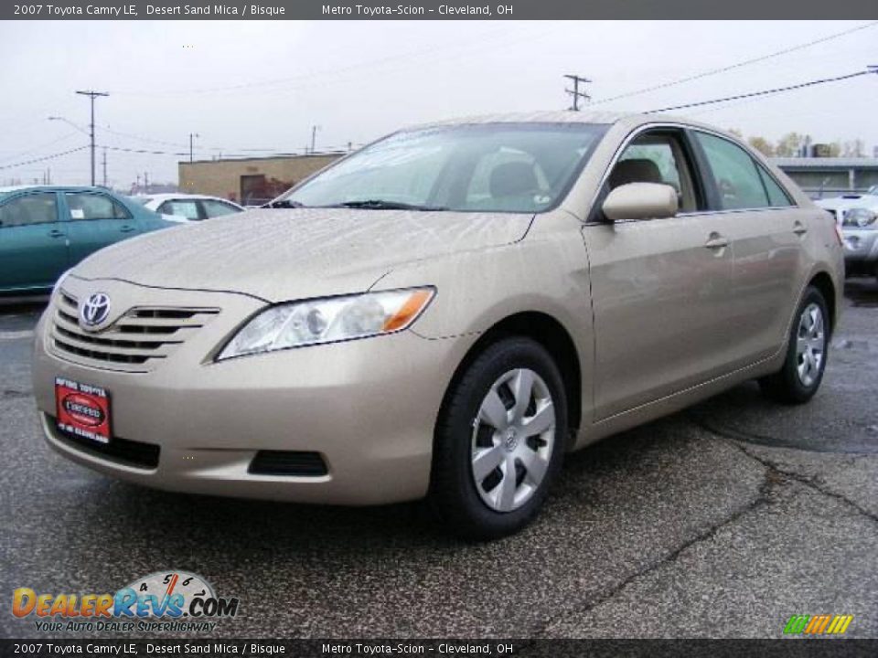 2007 Toyota Camry LE Desert Sand Mica / Bisque Photo #7