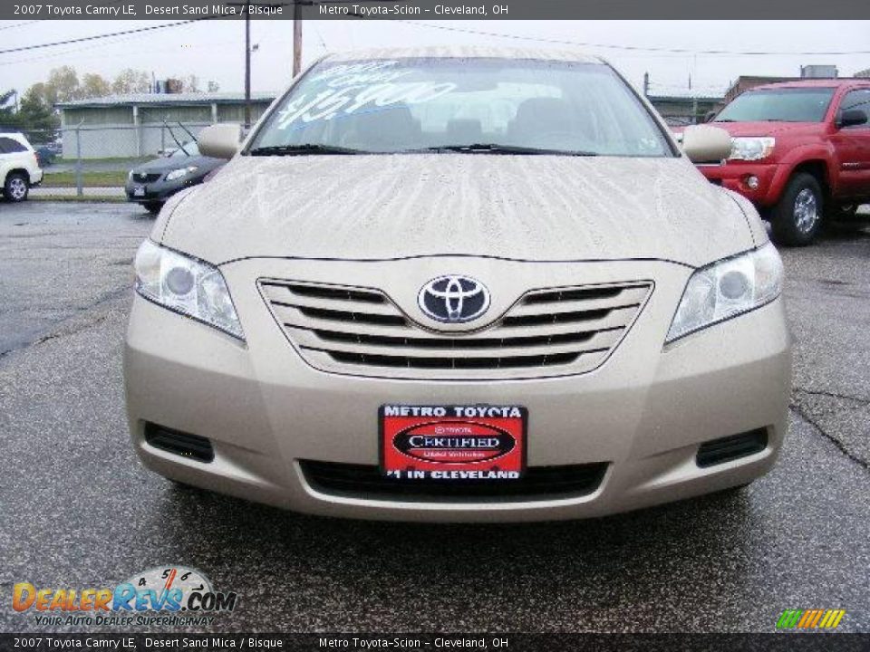 2007 Toyota Camry LE Desert Sand Mica / Bisque Photo #8
