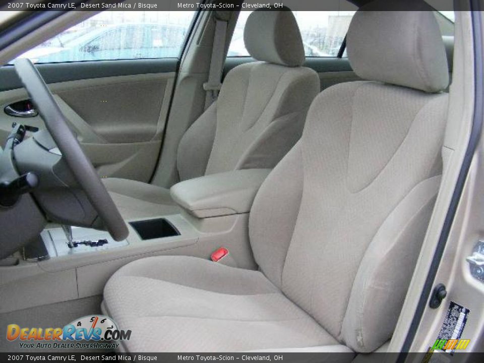 2007 Toyota Camry LE Desert Sand Mica / Bisque Photo #9