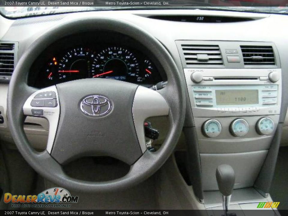 2007 Toyota Camry LE Desert Sand Mica / Bisque Photo #14