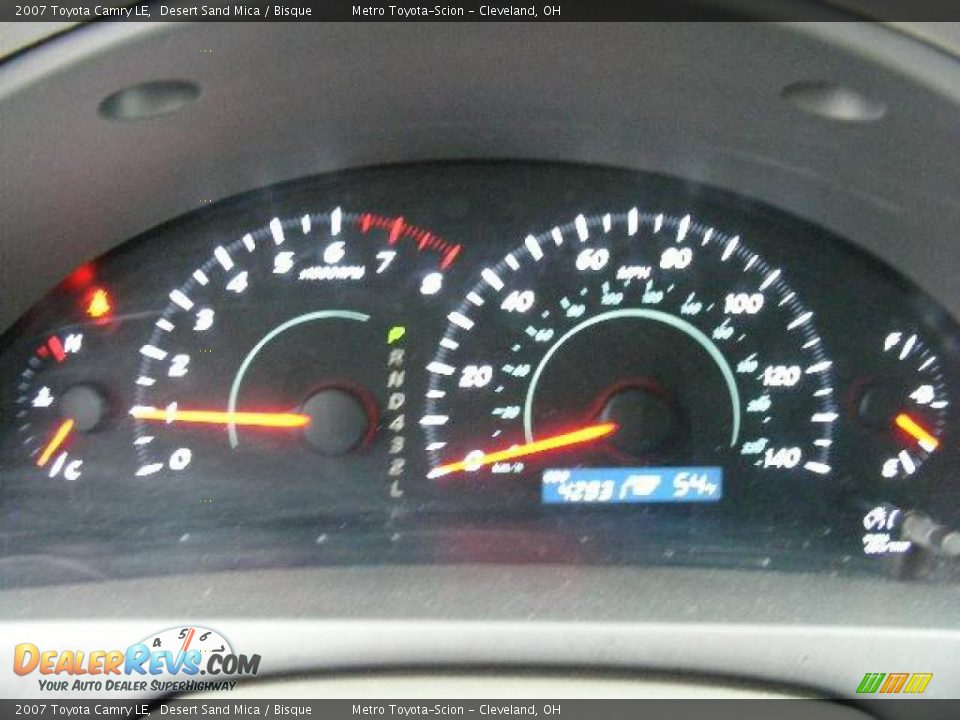 2007 Toyota Camry LE Desert Sand Mica / Bisque Photo #16