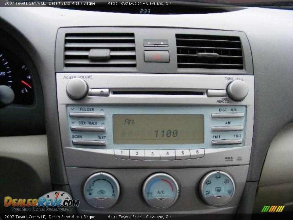 2007 Toyota Camry LE Desert Sand Mica / Bisque Photo #18
