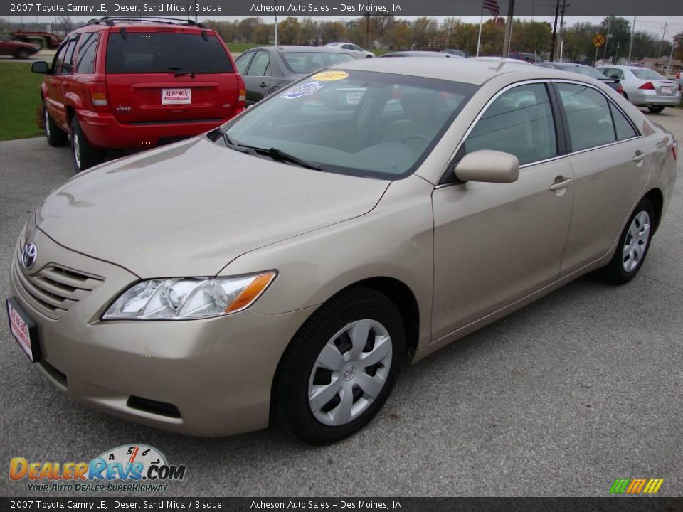 2007 Toyota Camry LE Desert Sand Mica / Bisque Photo #1