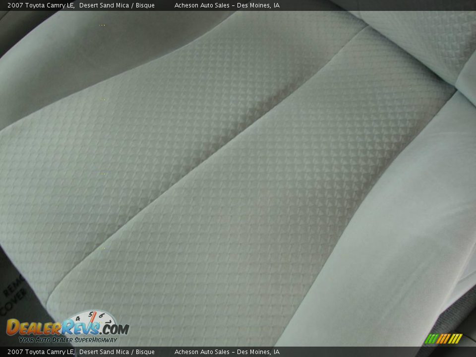 2007 Toyota Camry LE Desert Sand Mica / Bisque Photo #12