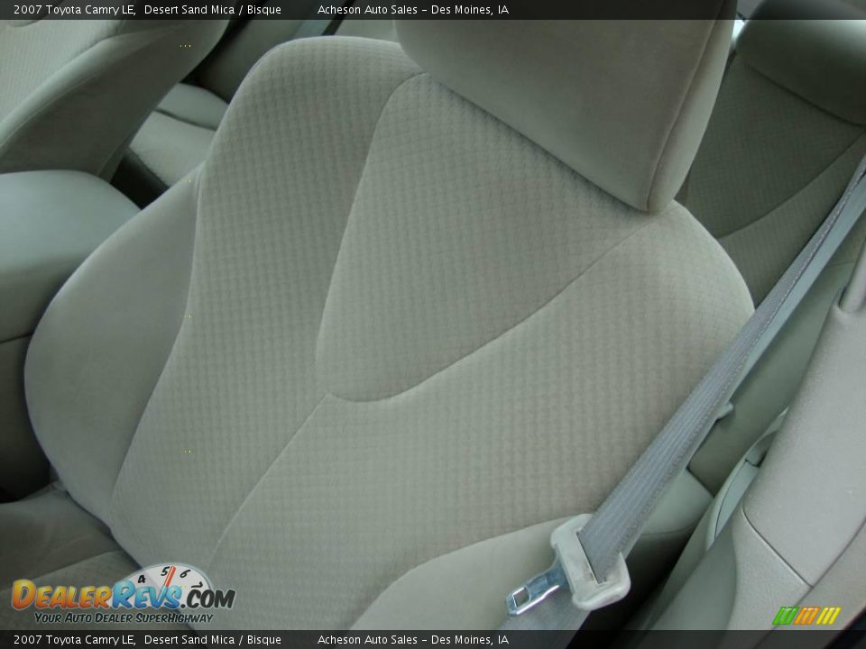 2007 Toyota Camry LE Desert Sand Mica / Bisque Photo #13