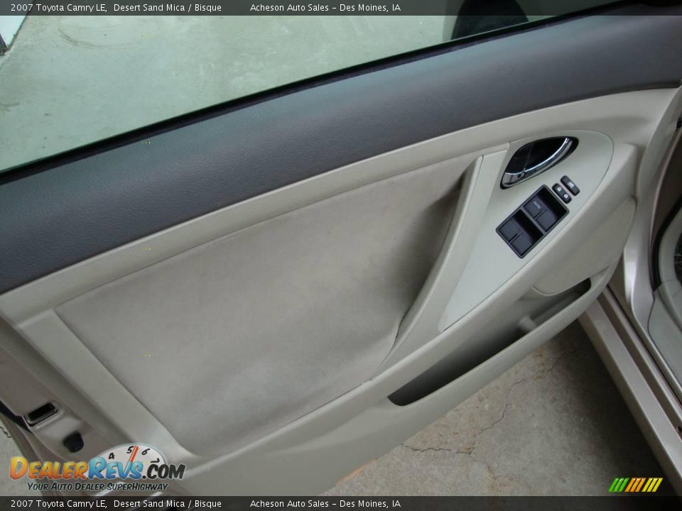 2007 Toyota Camry LE Desert Sand Mica / Bisque Photo #17