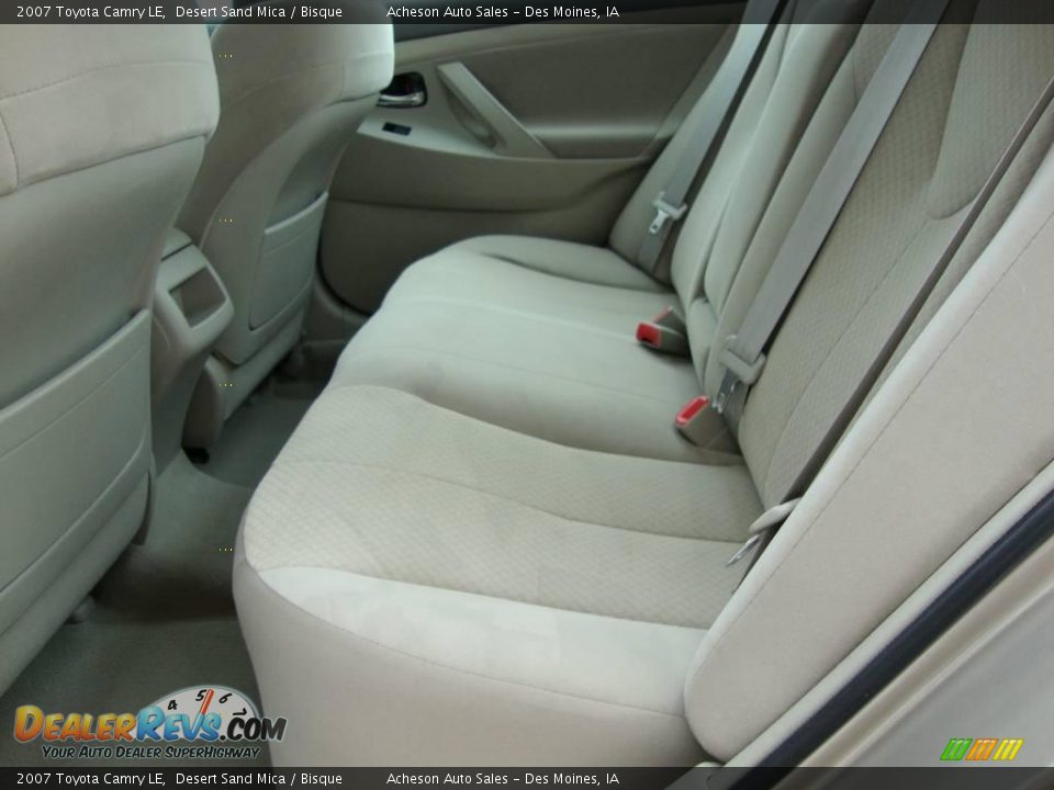 2007 Toyota Camry LE Desert Sand Mica / Bisque Photo #19