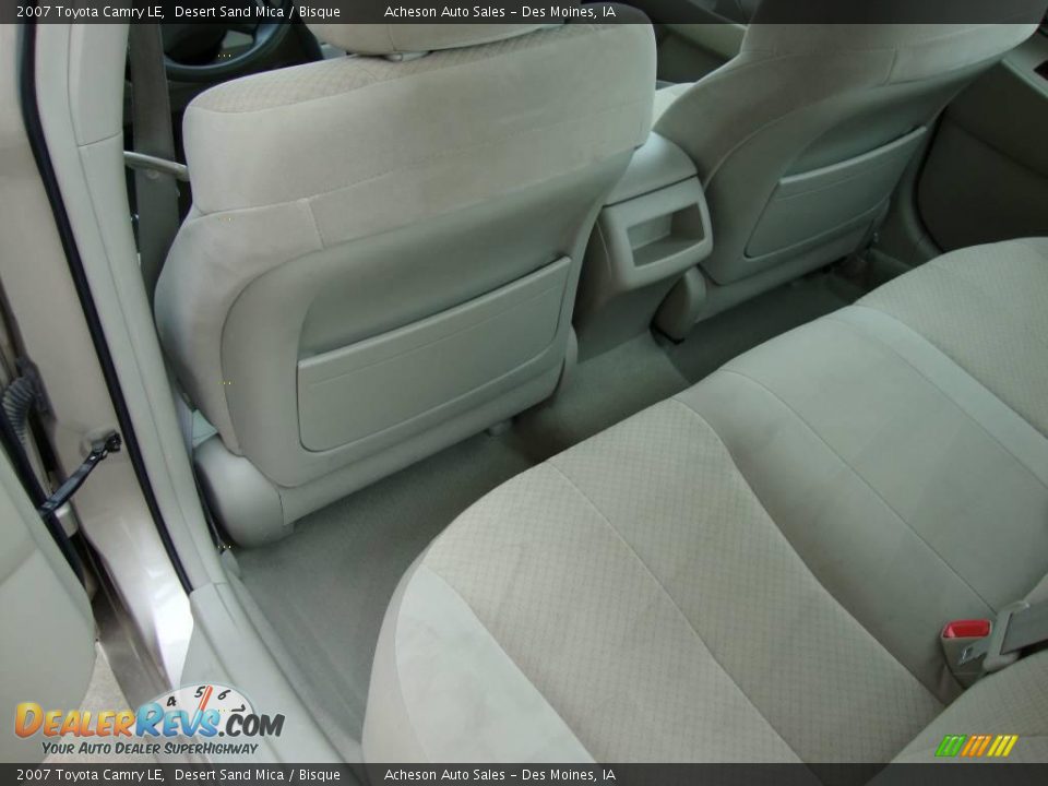 2007 Toyota Camry LE Desert Sand Mica / Bisque Photo #23