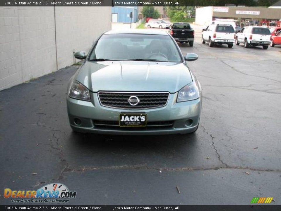 2005 Nissan Altima 2.5 S Mystic Emerald Green / Blond Photo #3
