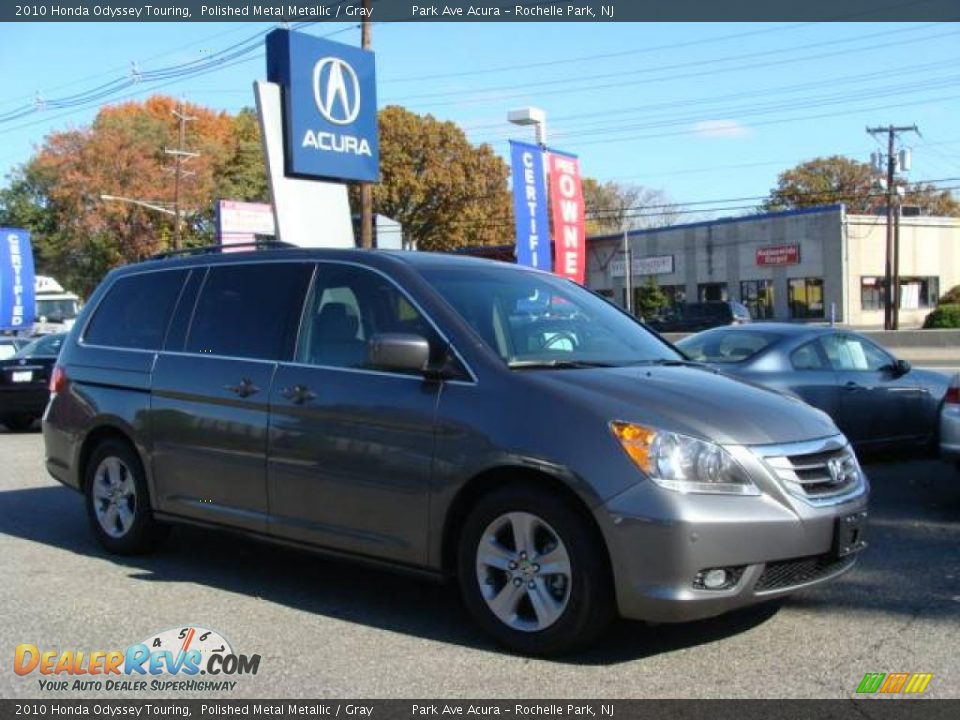 2010 Honda Odyssey Touring Polished Metal Metallic / Gray Photo #1