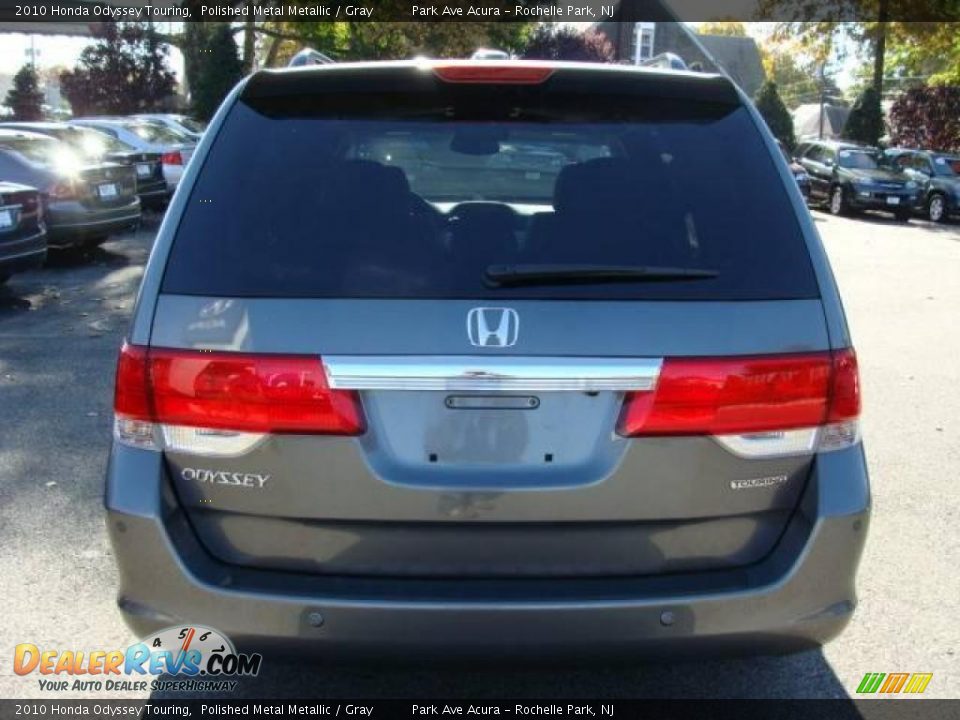 2010 Honda Odyssey Touring Polished Metal Metallic / Gray Photo #5