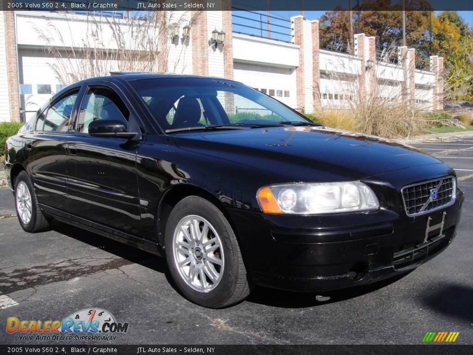 2005 Volvo S60 2.4 Black / Graphite Photo #7