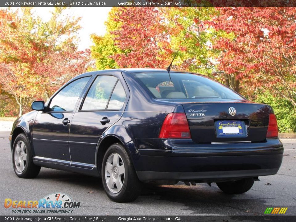 2001 Volkswagen Jetta GLS Sedan Galactic Blue / Beige Photo #7