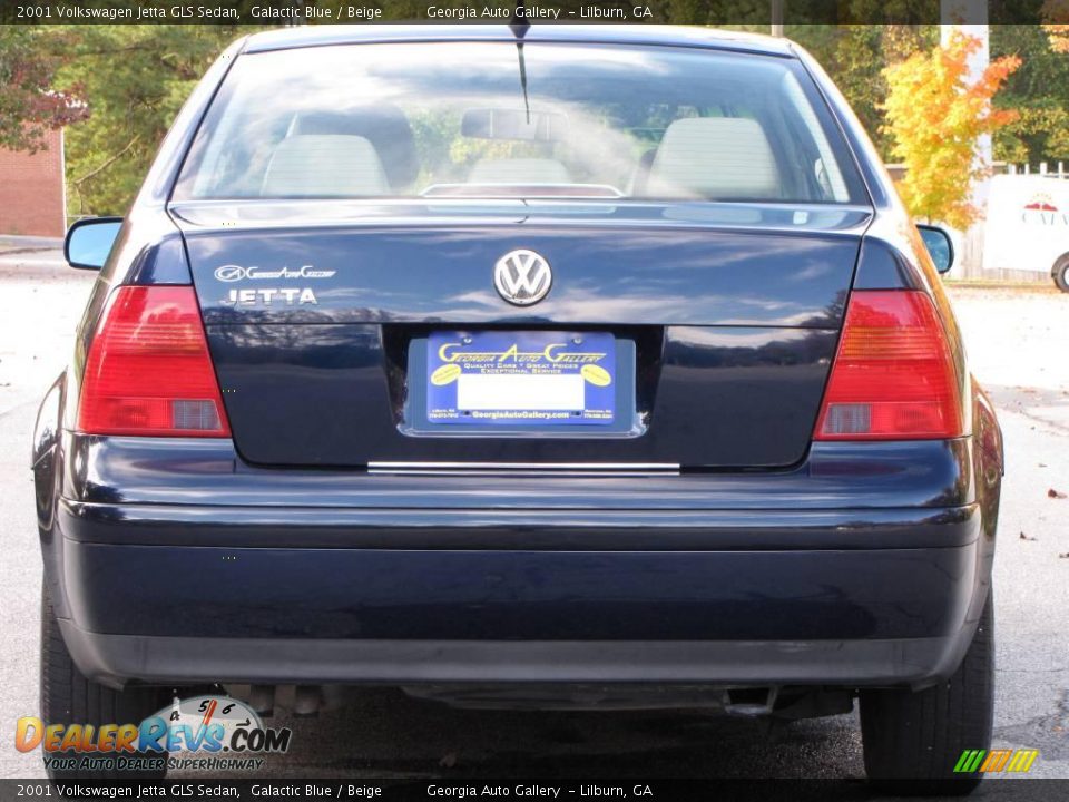 2001 Volkswagen Jetta GLS Sedan Galactic Blue / Beige Photo #8