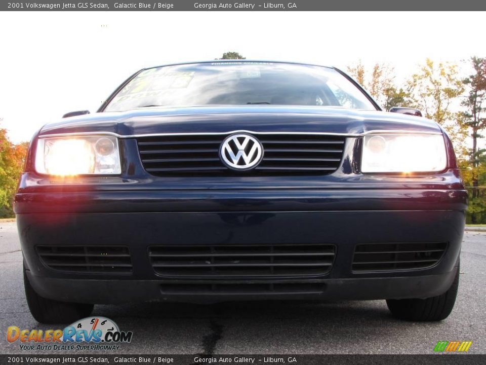 2001 Volkswagen Jetta GLS Sedan Galactic Blue / Beige Photo #12