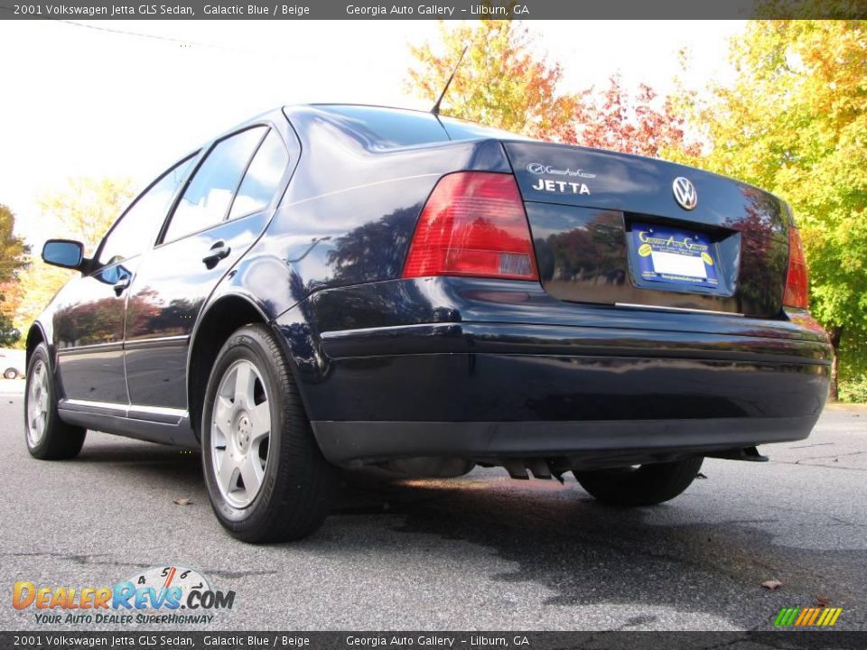2001 Volkswagen Jetta GLS Sedan Galactic Blue / Beige Photo #14