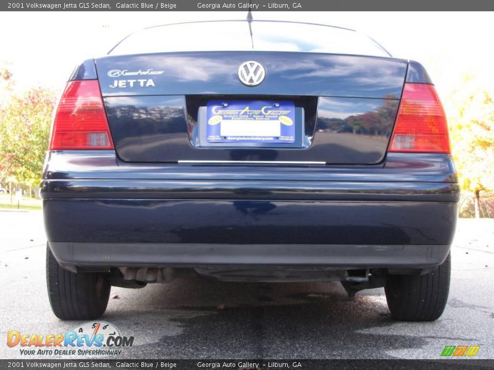 2001 Volkswagen Jetta GLS Sedan Galactic Blue / Beige Photo #15