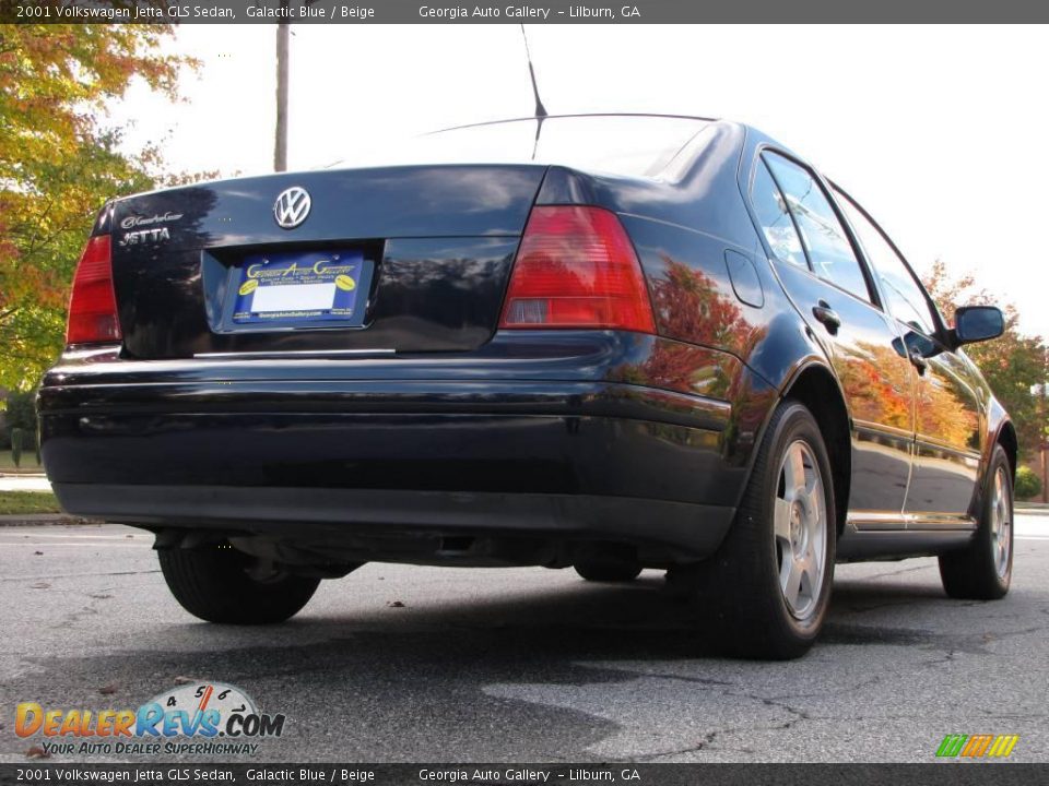 2001 Volkswagen Jetta GLS Sedan Galactic Blue / Beige Photo #16