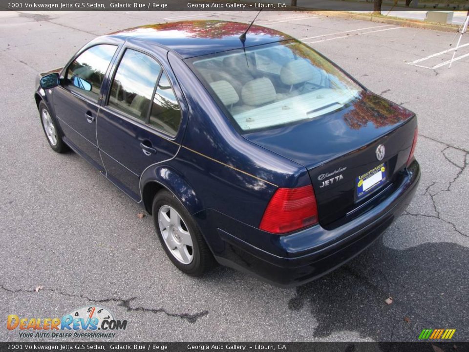 2001 Volkswagen Jetta GLS Sedan Galactic Blue / Beige Photo #21