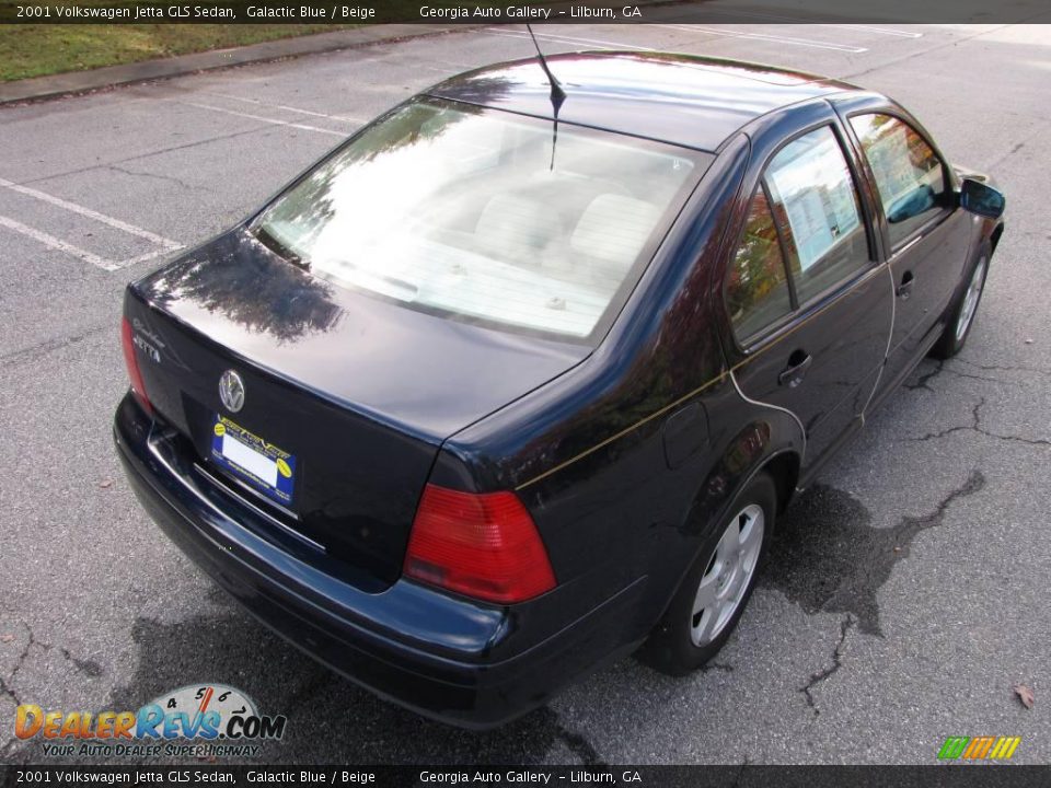 2001 Volkswagen Jetta GLS Sedan Galactic Blue / Beige Photo #23