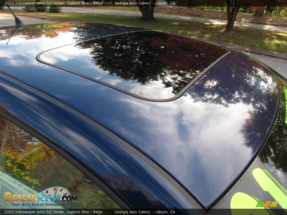 2001 Volkswagen Jetta GLS Sedan Galactic Blue / Beige Photo #29