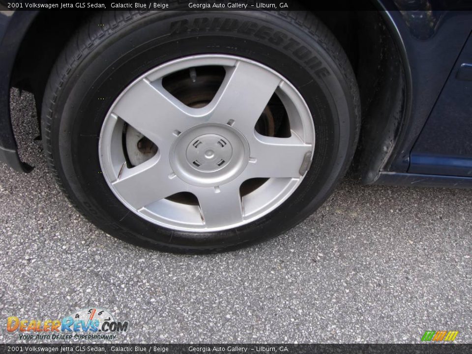 2001 Volkswagen Jetta GLS Sedan Galactic Blue / Beige Photo #31