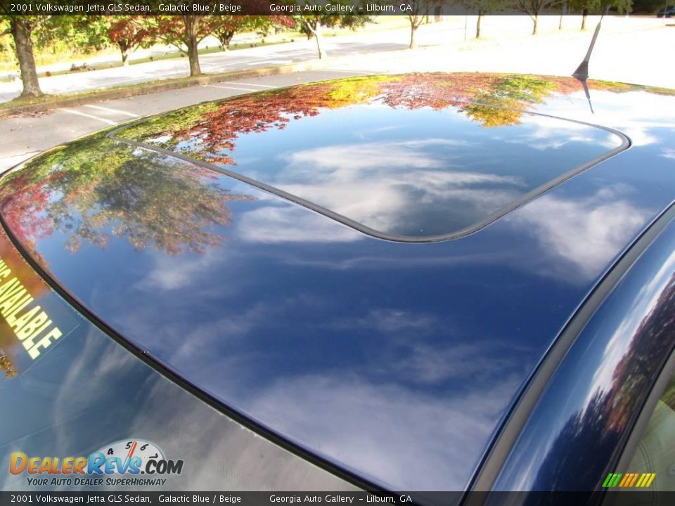 2001 Volkswagen Jetta GLS Sedan Galactic Blue / Beige Photo #32