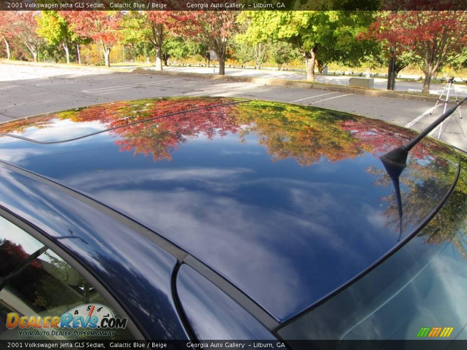 2001 Volkswagen Jetta GLS Sedan Galactic Blue / Beige Photo #33